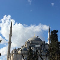 Photo taken at Fatih Mosque by Esra A. on 4/21/2015