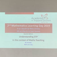Photo taken at Academy Of Singapore Teachers (AST) by @nthonyce on 7/9/2019