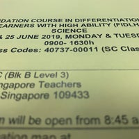 Photo taken at Academy Of Singapore Teachers (AST) by @nthonyce on 6/24/2019