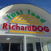 Photo taken at fast food Richard dog by Shurabec on 2/19/2014