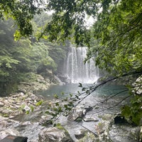 Photo taken at Cheonjeyeon Waterfall by 97 on 7/23/2023