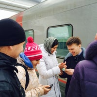 Photo taken at Поезд №133 Казань — Санкт-Петербург by Nara on 1/7/2014