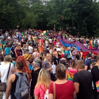 Photo taken at Prague Pride by Nelli G. on 8/13/2016