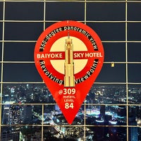 Photo taken at Baiyoke Sky Hotel Observation Deck by Supaporn D. on 9/9/2023
