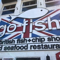 Photo taken at go fish! a british fish + chip shop by Tony C. on 9/30/2018