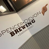 Photo taken at Spencer Devon Brewing by Tony C. on 3/7/2020