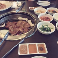 Photo taken at Han Sang Korean Charcoal BBQ by June on 6/17/2015