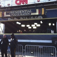 Photo taken at CNN Inauguration Broadcast Booth by Woo W. on 1/21/2013