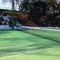 Photo taken at テニスコート by nobuhiro k. on 2/18/2014