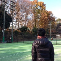 Photo taken at テニスコート by nobuhiro k. on 12/4/2013