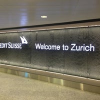 Photo taken at Zurich Airport (ZRH) by Pallope M. on 5/3/2013