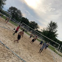 Photo taken at Lincoln Memorial Sand Volleyball Courts by Shujaa . on 5/31/2019