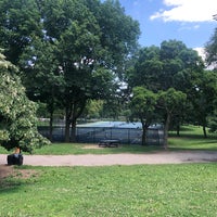 Photo taken at Fort Greene Park Tennis Courts by Dillon I H. on 6/29/2018
