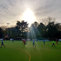 Photo taken at Royal Evere White Star Hockey Club by Jean-Michel C. on 10/28/2018