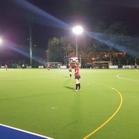 Photo taken at Royal Evere White Star Hockey Club by Jean-Michel C. on 3/27/2019