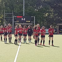Photo taken at Royal Evere White Star Hockey Club by Jean-Michel C. on 4/27/2019