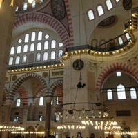 Photo taken at Süleymaniye Mosque by Melis Y. on 4/20/2013