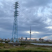 Photo taken at 荒川土手 by ushinuco on 11/17/2023