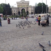 Photo taken at Beyazıt Square by Aslan I. on 5/8/2013