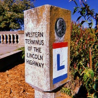 Photo taken at Lincoln Highway Western Terminus by Hai H. on 9/9/2019