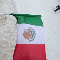Photo taken at Bandera de México en Letna | Mexicka vlajka na Letne by F N. on 2/16/2014