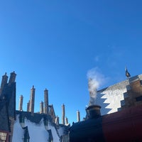 Photo taken at The Wizarding World of Harry Potter - Hogsmeade by Liz A. on 1/16/2023