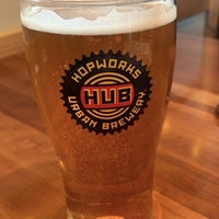 Photo taken at Hopworks Urban Brewery by Brian W. on 4/10/2021