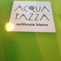 Photo taken at Acqua Pazza by Aileen B. on 5/18/2013