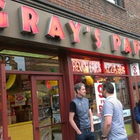 Photo taken at Gray&amp;#39;s Papaya by Melvyn G. on 4/28/2013