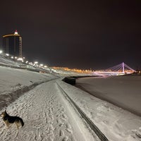 Photo taken at Набережная реки Тура by Александра Г. on 1/25/2022