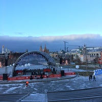 Photo taken at Zaryadye Park by Александра Г. on 1/1/2020