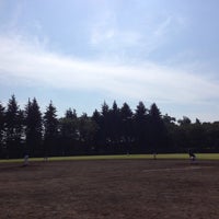 Photo taken at 野球場 by Sean O. on 9/21/2013