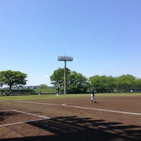 Photo taken at 調布市民野球場 by Sean O. on 4/27/2013