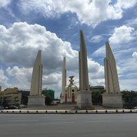 Photo taken at Democracy Monument by PAPHIN &amp;. on 9/3/2015