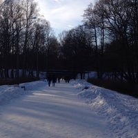 Photo taken at Ж/д мост в Удельном парке by Елена К. on 2/15/2015