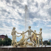 Photo taken at Фонтан «Детский хоровод» by Анна Г. on 7/20/2020