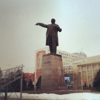 Photo taken at Памятник В.И. Ленину by Ярослав К. on 3/5/2014