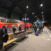 Photo taken at Karlsruhe Hauptbahnhof by Manfred L. on 11/12/2016