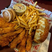Photo taken at Raising Cane&amp;#39;s Chicken Fingers by Aria A. on 1/22/2016