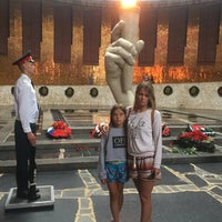 Photo taken at Монумент «Скорбящая мать» by Elena V. on 8/28/2020