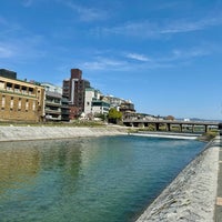 Photo taken at Kamo River by めいおう on 4/16/2024