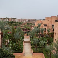 Photo taken at Mövenpick Hotel Mansour Eddahbi Marrakech by Khaled on 12/16/2022