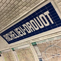 Photo taken at Métro Richelieu—Drouot [8,9] by k. m. on 2/9/2020