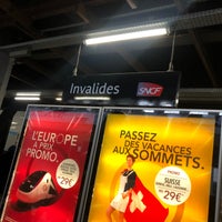 Photo taken at RER Invalides [C] by k. m. on 2/11/2020
