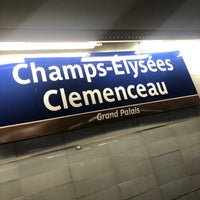 Photo taken at Métro Champs-Élysées – Clemenceau [1,13] by k. m. on 2/11/2020