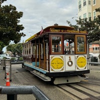 Photo taken at Bay &amp;amp; Taylor Cable Car Turnaround by Yasser on 1/27/2024