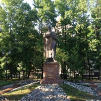 Photo taken at Памятник Александру Невскому by Natalya U. on 8/14/2013
