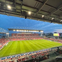 Photo taken at BMO Field by Sabrina T. on 9/26/2023