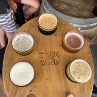 Photo taken at Stone &amp;amp; Wood Brewery and Tasting Room by Corey M. on 1/3/2021