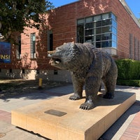 Photo taken at UCLA Bruin Statue by Eren E. on 8/31/2022